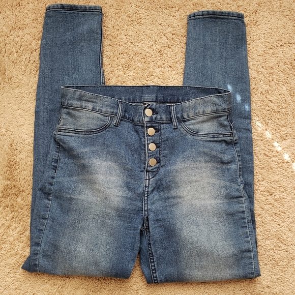 H&M Pants - H&M Divided Skinny Stretch Blue Denim Jeans